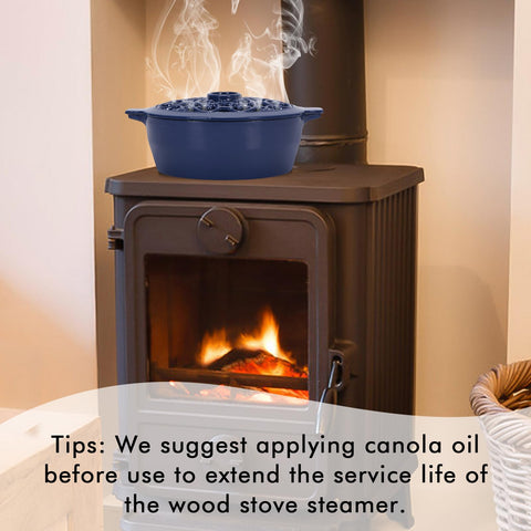 INNO STAGE Wood Stove Steamer side handles enable easy repositioning on the stove.
