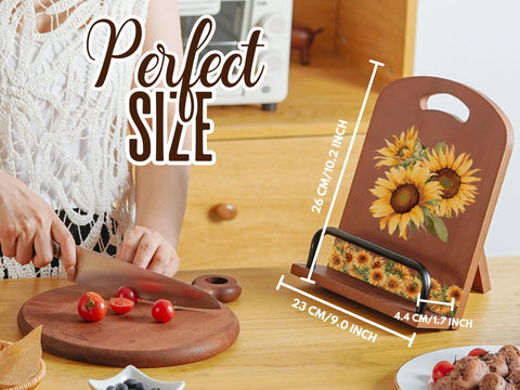 InnoBeta kitchen decor stand enhances countertops with a sunflower motif.