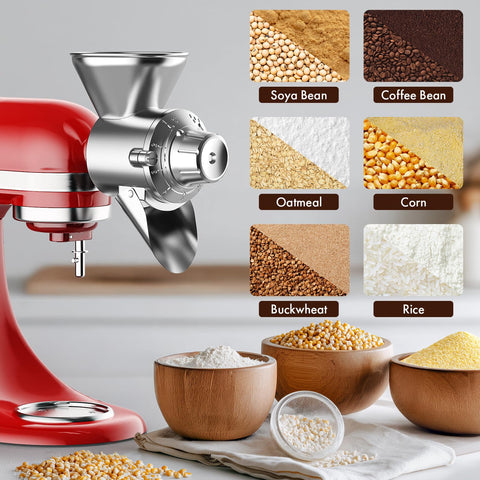 InnoMoon coffee beans ground with KitchenAid for fresh brew