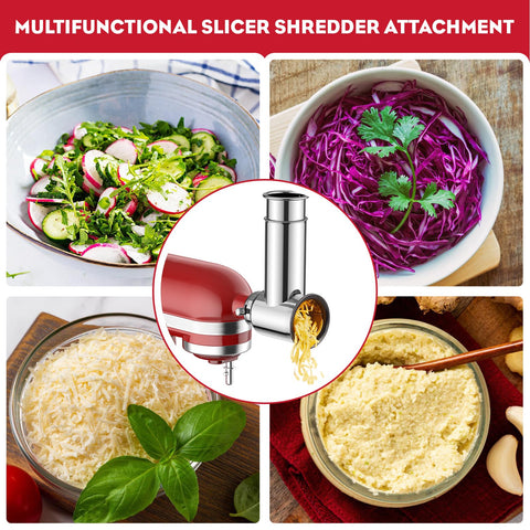 InnoMoon dishwasher-safe shredder simplifies cleanup after prep tasks.