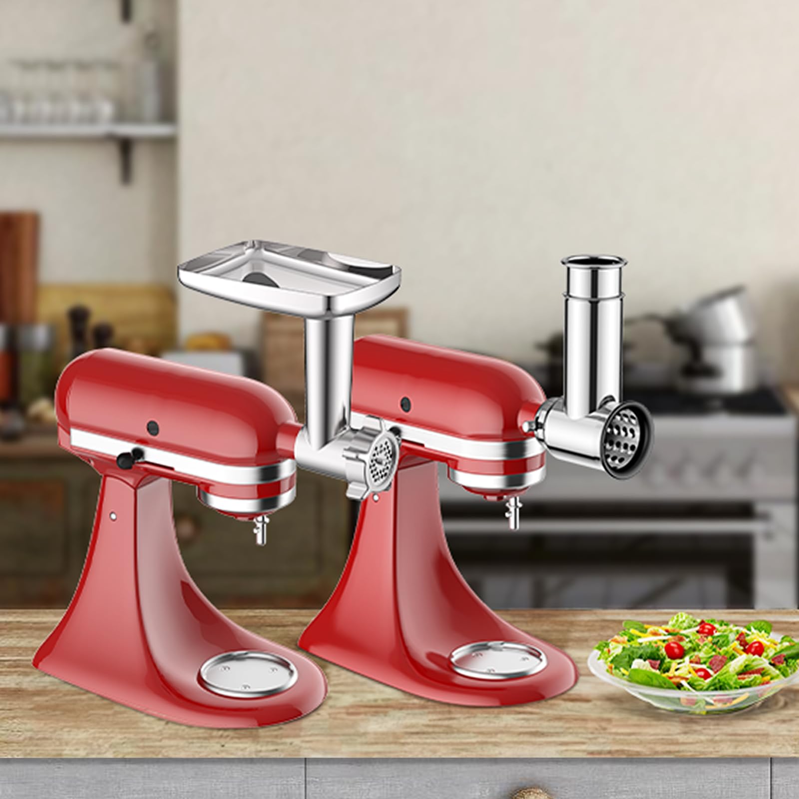InnoMoon easy-assembly design shows quick setup with KitchenAid compatibility.