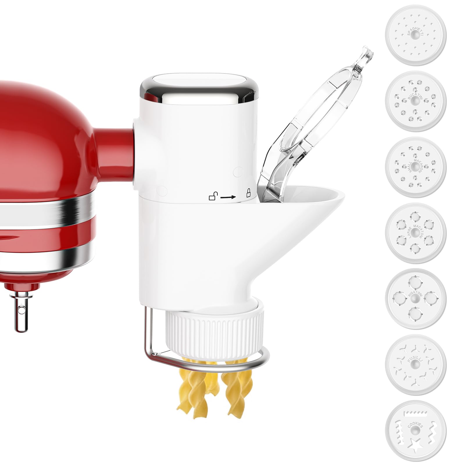 InnoMoon gourmet pasta press attachment for KitchenAid expands homemade pasta options