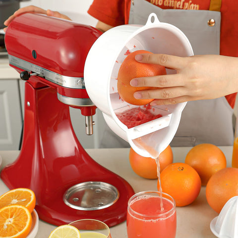 InnoMoon dishwasher-safe juicer attachment for easy top-rack cleaning