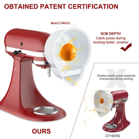 InnoMoon integrated housing and strainer basket catches seeds for cleaner juice