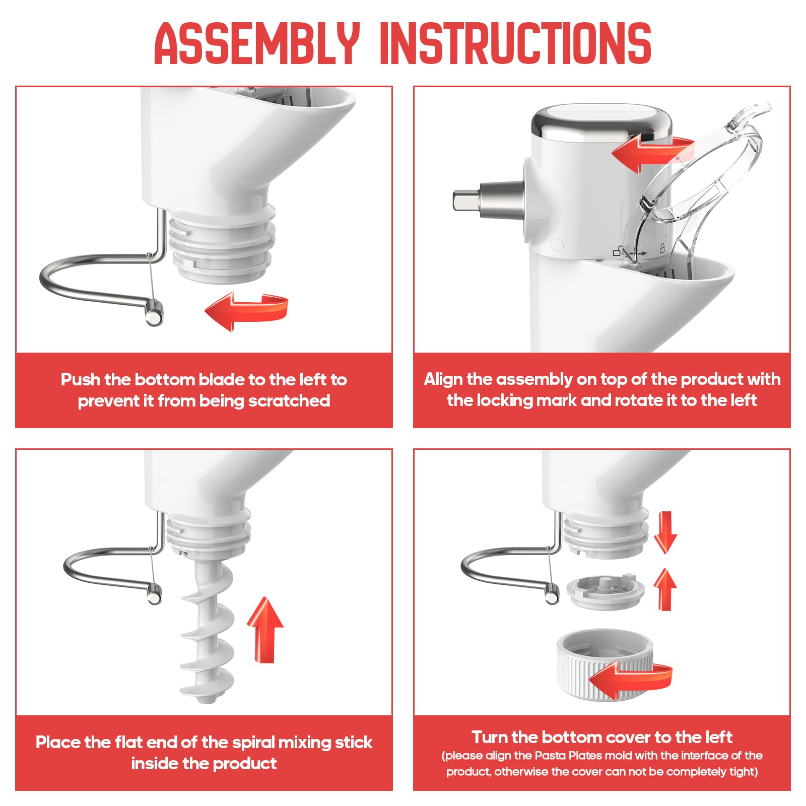 InnoMoon KitchenAid rigatoni disc creates ridged tubes for hearty sauces