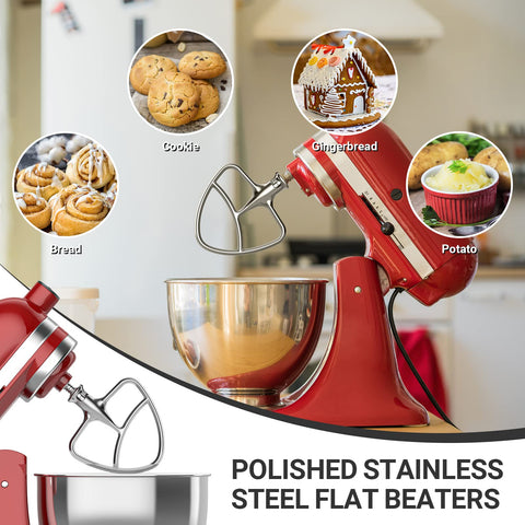 InnoMoon rounded-head beater design provides stable, shake-free mixing.