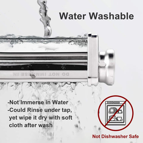 InnoMoon stainless-steel assembly ensures durable, low-noise pasta making and easy cleanup.