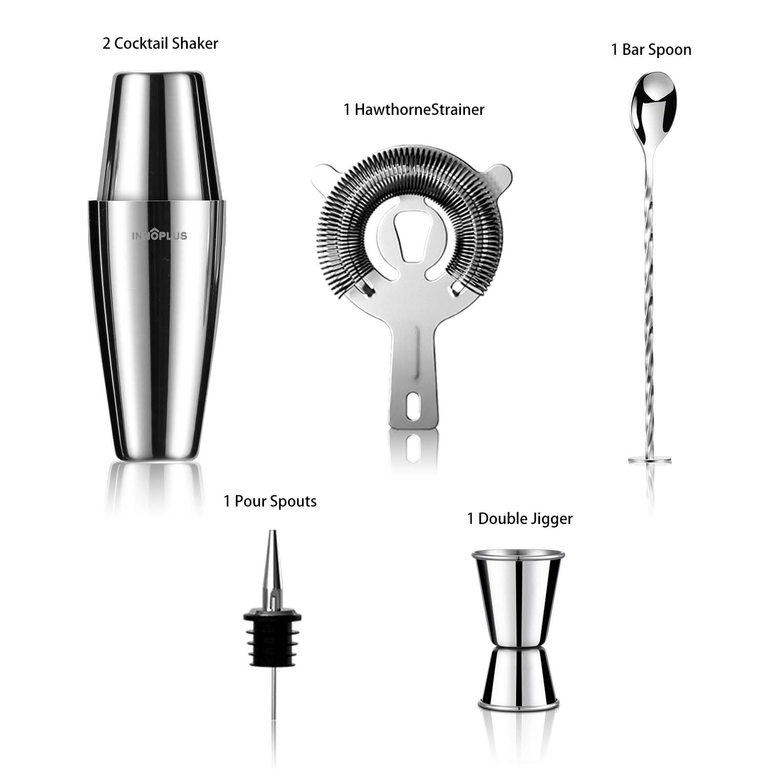 INNÔPLUS 20oz shaker handles compact batches with ease