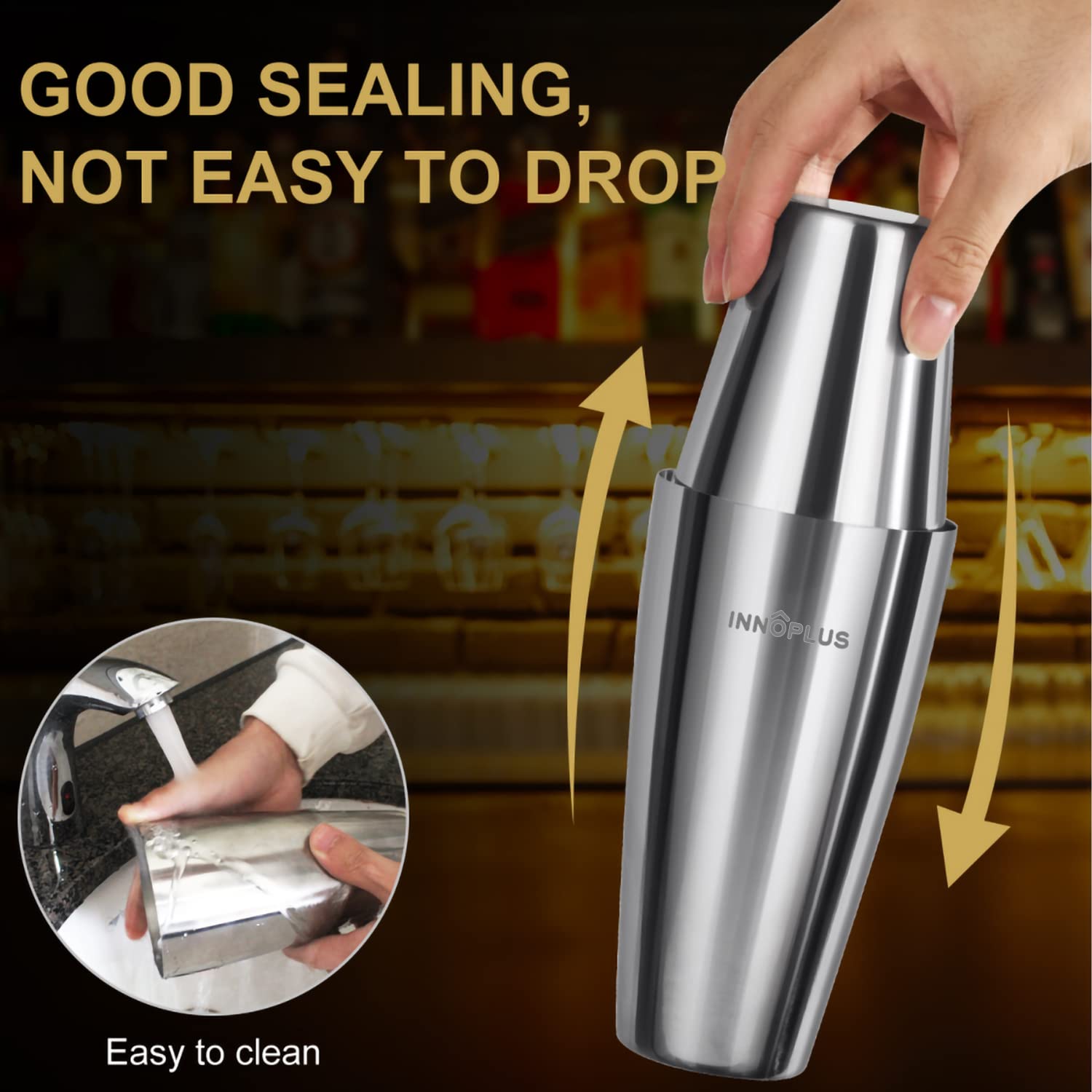 INNÔPLUS double jigger measures 15ml and 30ml accurately