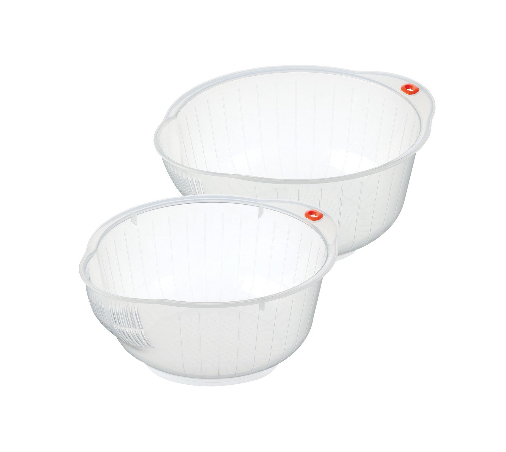 Inomata rice washing bowl set for soaking rice, easy prep before cooking.