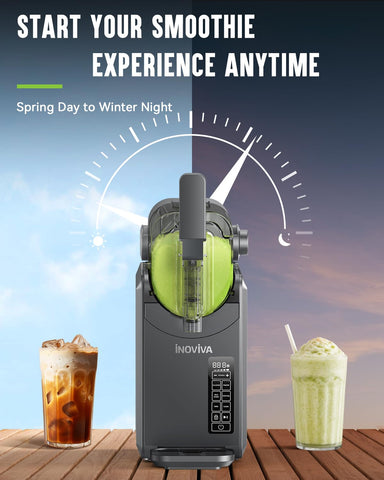 INOVIVA slushie machine removable drip tray for quick cleanup