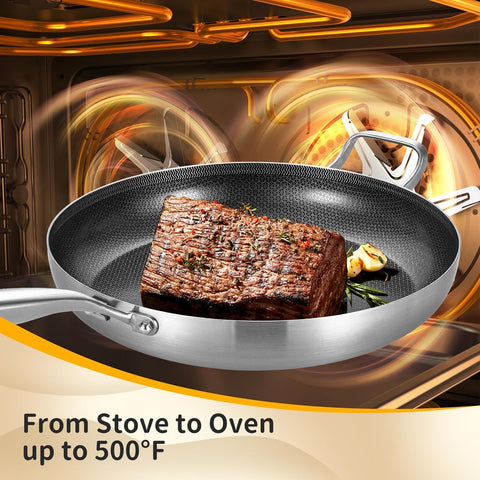 Inqibee pan is dishwasher-safe for quick cleanup after meals.