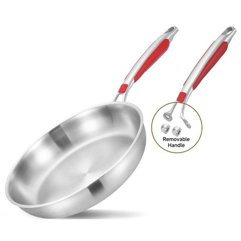Inqibee pan ideal for frying, sautéing, and simmering meals