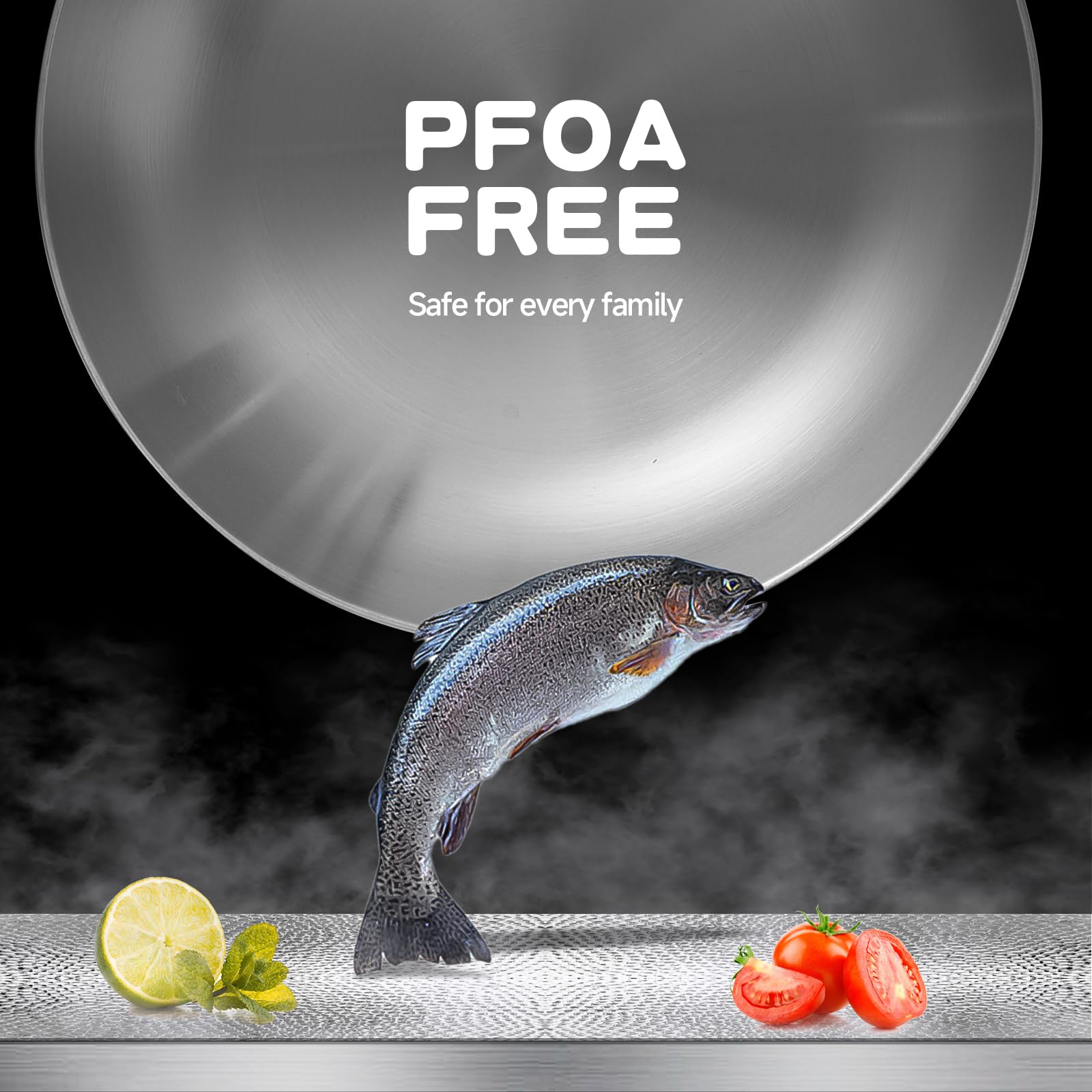 Inqibee tri-ply pan promotes even heat distribution for versatile meals