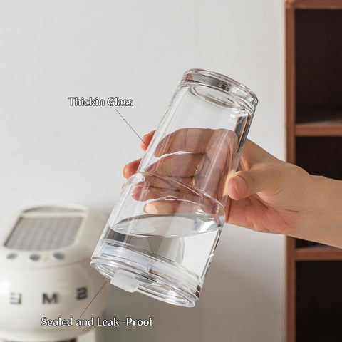 INSETLAN decorative glass cup displayed for table or cafe aesthetics
