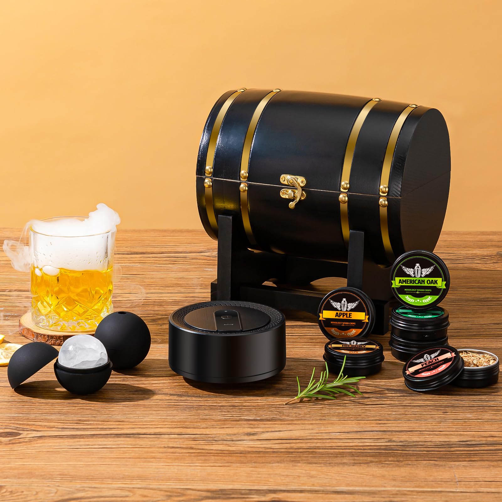 INSISART USB rechargeable smoker with safety cover for flame-free use.