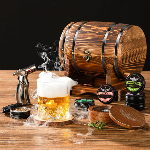 INSISART wooden smoke top concentrates aroma for cocktails