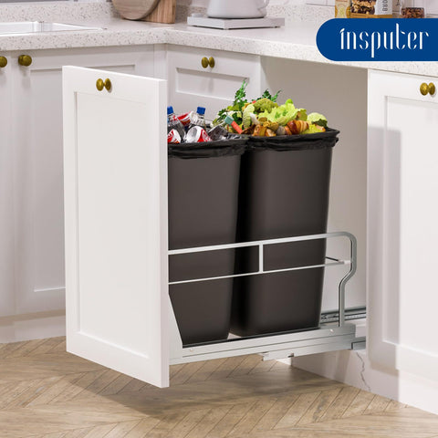 Insputer versatile under-cabinet organizer suitable for kitchen and laundry