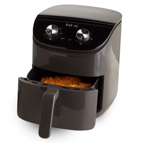 Instant Pot Essentials 4QT Air Fryer with EvenCrisp delivers crispy, even browning.