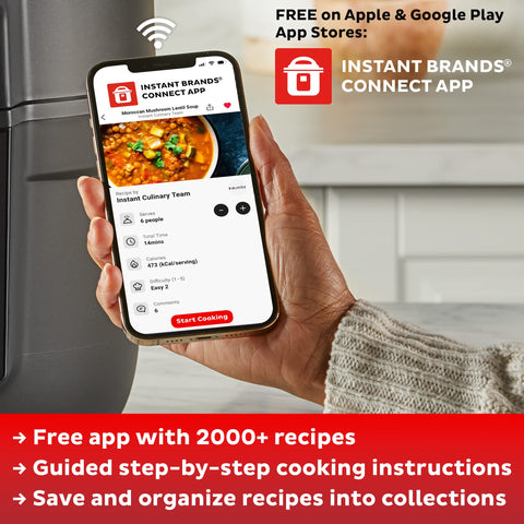 Energy-efficient design supports quick, convenient meals.