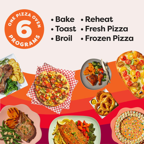 Pizza toast-ready slices inside Instant Pot InstantHeat oven for quick meals.