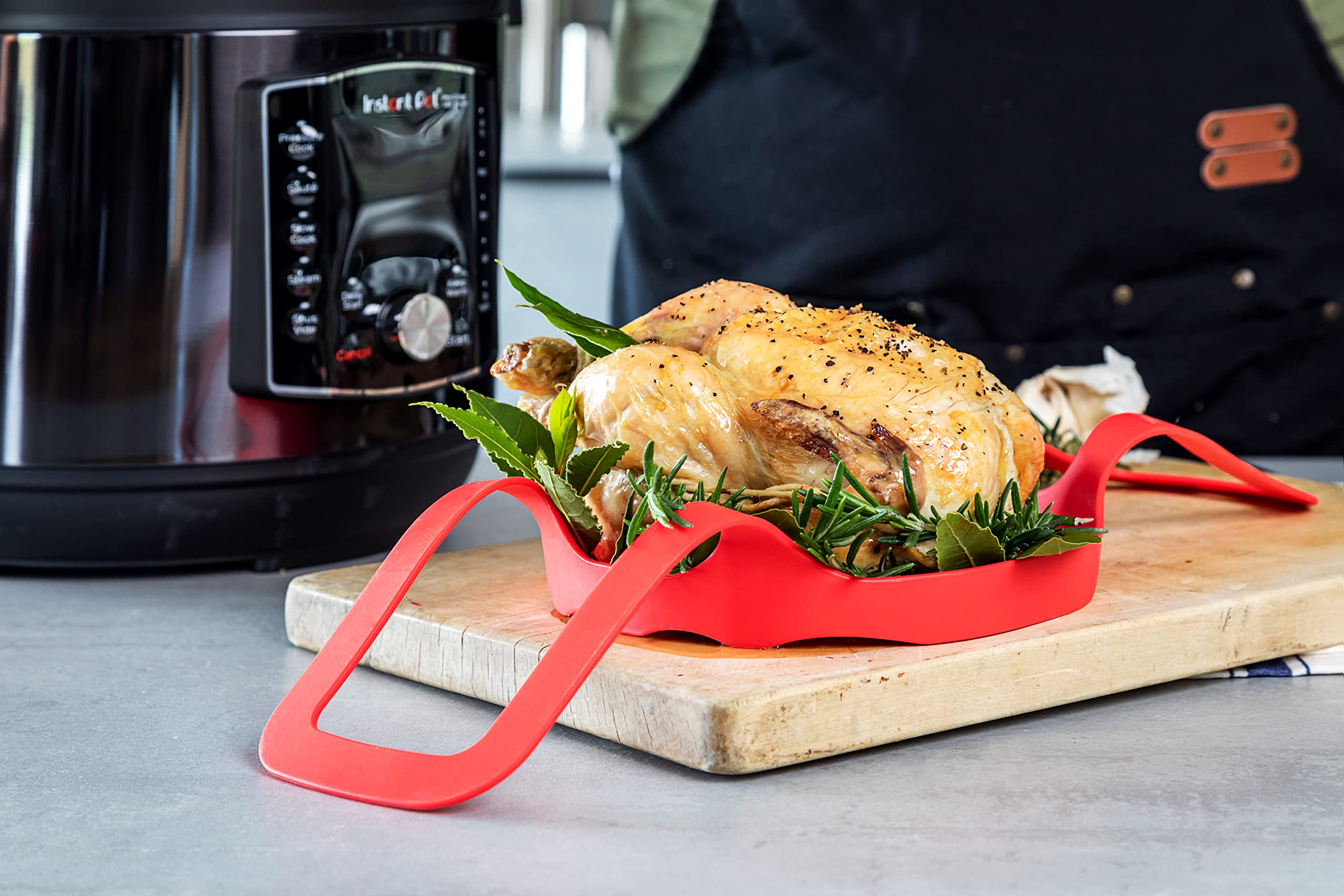 Heat resistant up to 450°F, compatible with 6- and 8-quart cookers