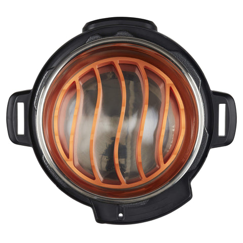 Instant Pot silicone roasting rack is dishwasher safe for quick cleanup