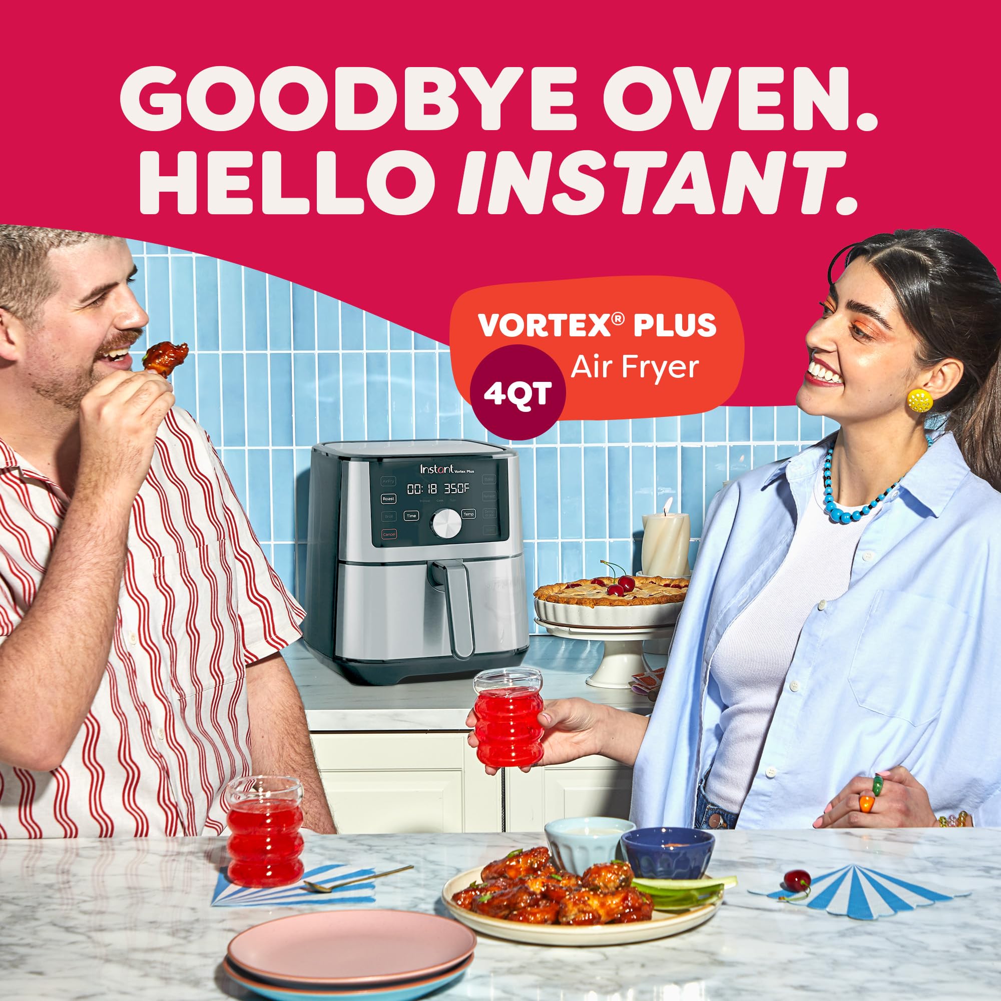 Instant Pot Vortex Plus auto shutoff and overheat protection for safe cooking.