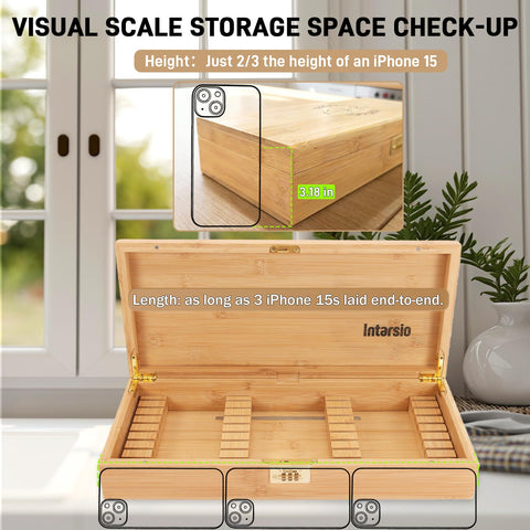 Intarsio solid bamboo wood construction combines durability with elegant kitchen styling.
