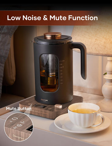 INTASTING easy-clean design makes rinsing quick after use.