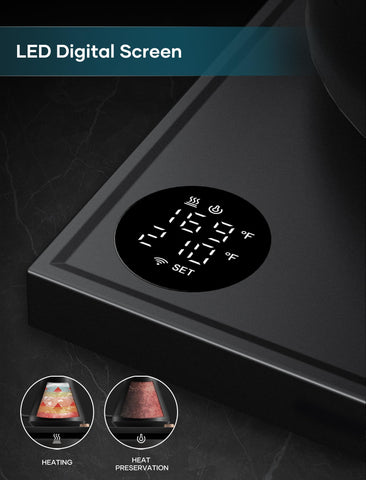 INTASTING black finish kettle complements modern kitchen aesthetics