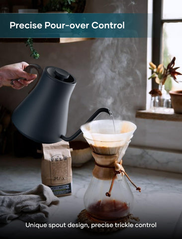 INTASTING Electric Kettle digital display and brew stopwatch for timing