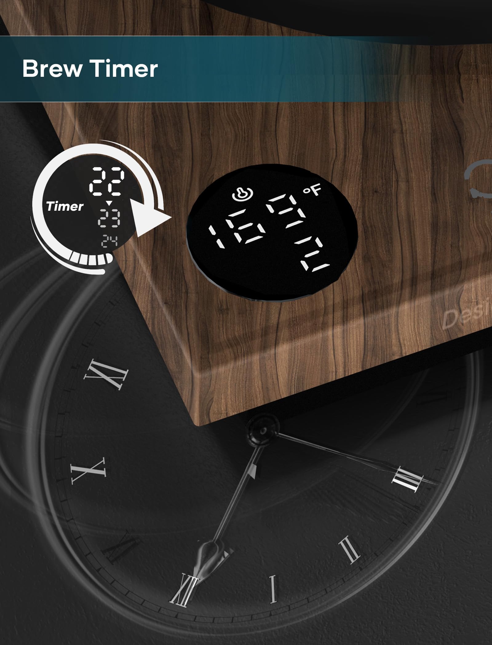 INTASTING onyx black kettle design complements modern kitchen aesthetics