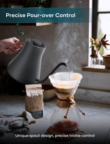 INTASTING in-use pour-over helps achieve balanced extraction.