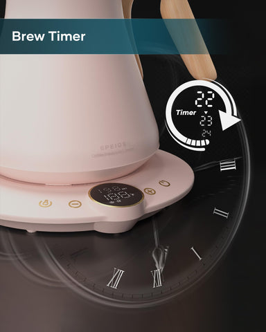 INTASTING Gooseneck Kettle with U.S. warranty and support for peace of mind