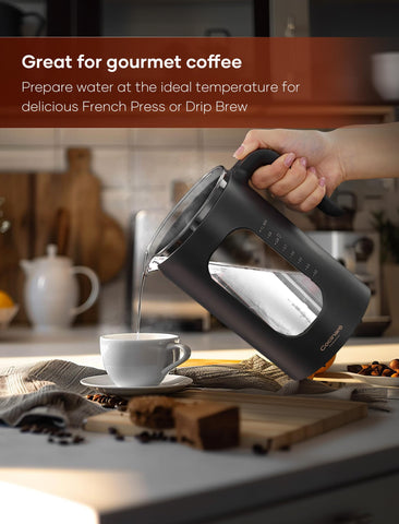 Intasting wide-mouth opening enables easy cleaning and descaling.