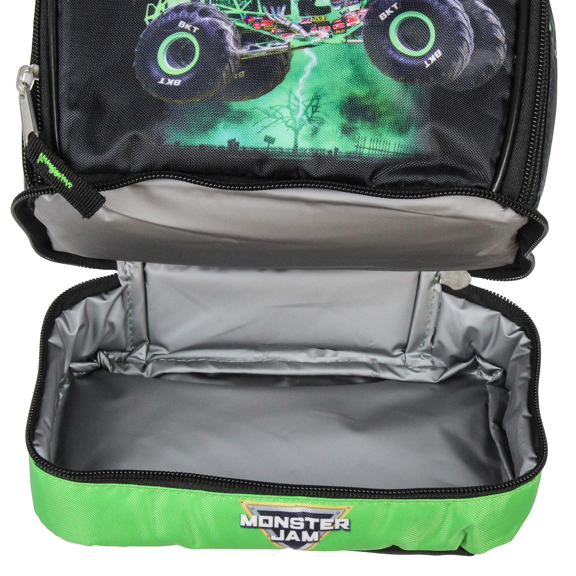 INTIMO Monster Jam Grave Digger lunch bag carry strap makes transport simple