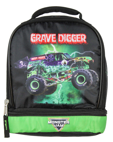 INTIMO Monster Jam Grave Digger lunch bag dual compartments separate hot and cold items