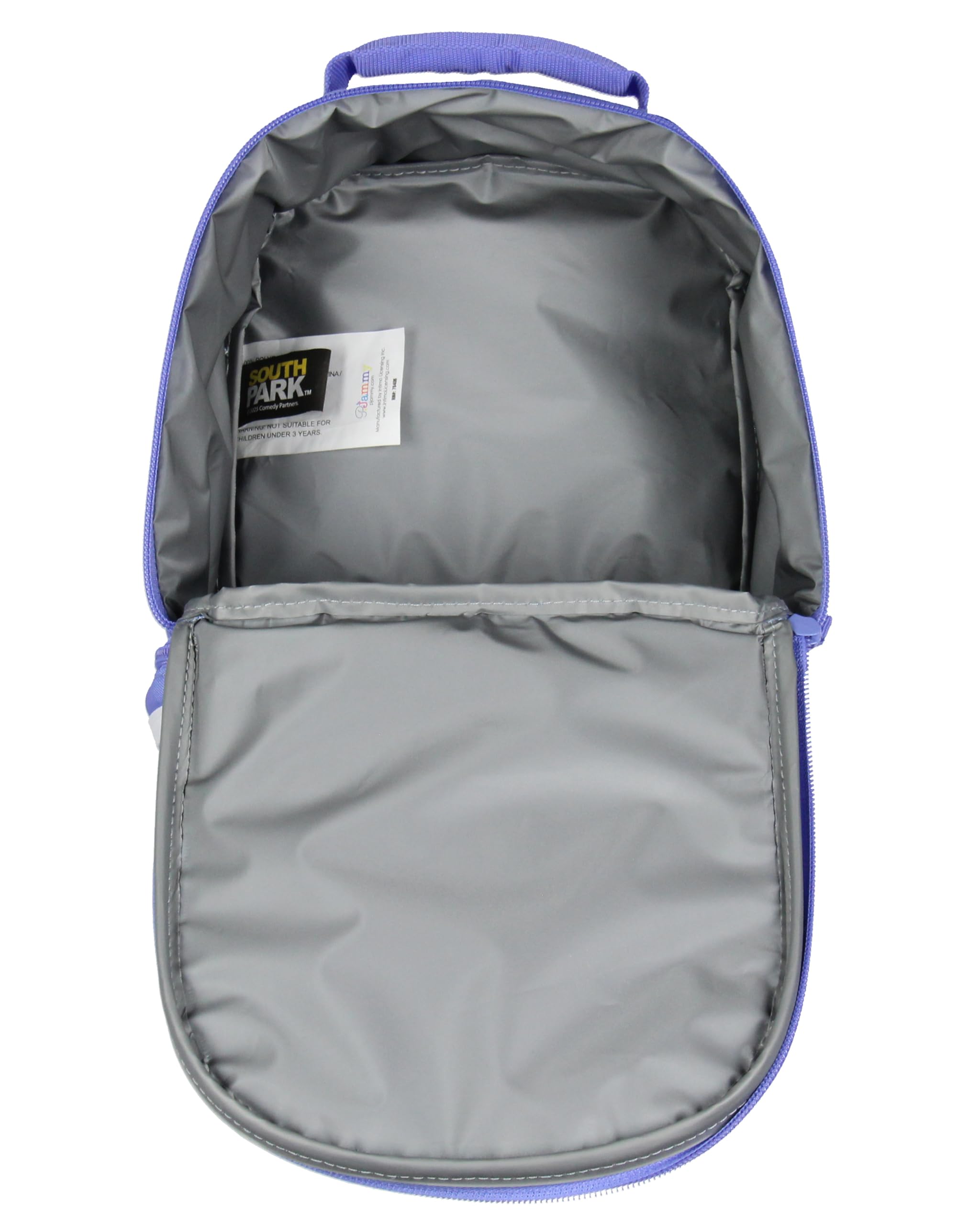 INTIMO South Park Towelie lunchbox padded top handle for comfortable carry.