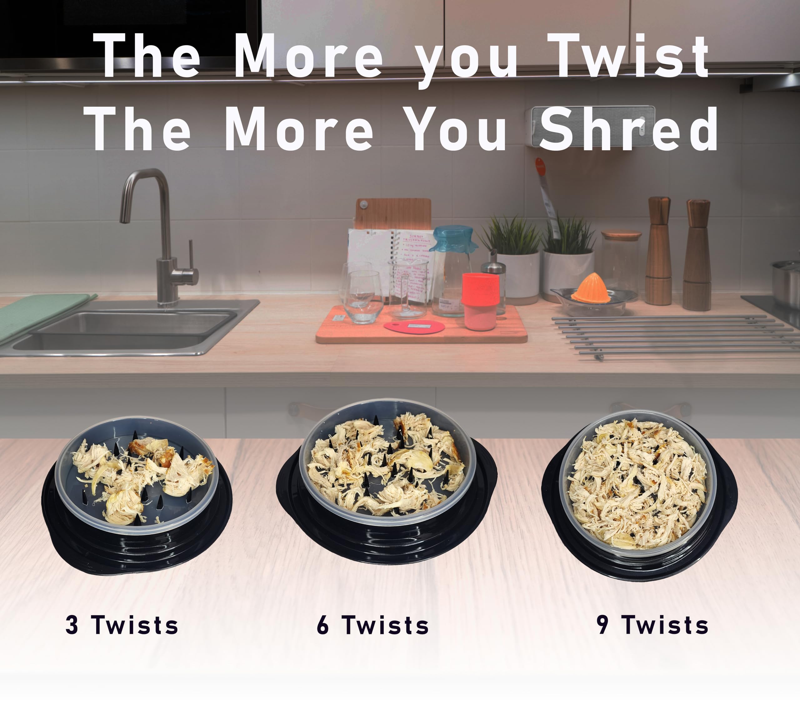 IntraValue shredder is dishwasher-safe for quick cleaning after meals