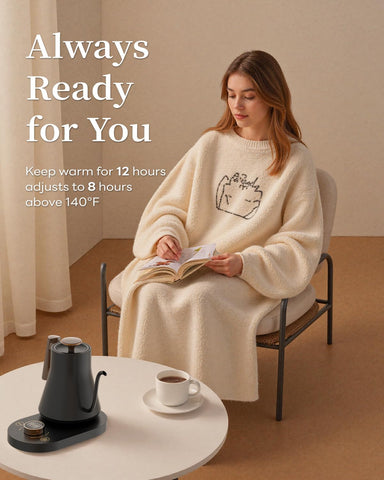 IntreLife ergonomic counterweighted wooden handle for comfortable pours