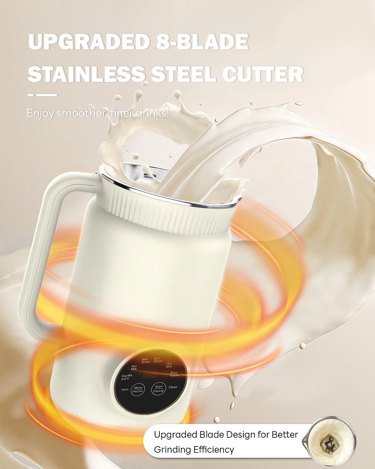 IntreLife nut milk bag in use for smoother textures and fine straining.