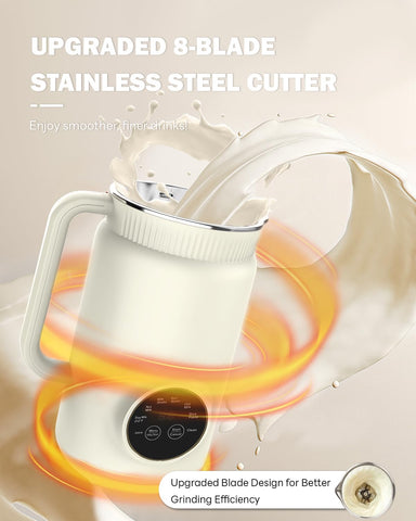 IntreLife nut milk bag in use for smoother textures and fine straining.