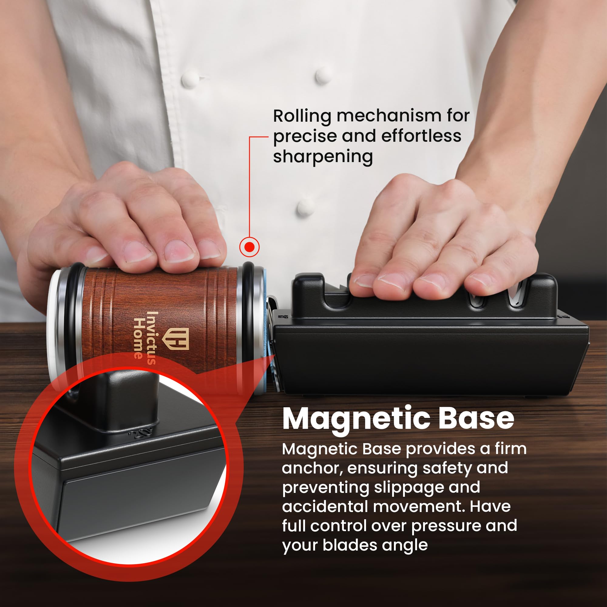 Invictus Home portable unit, easy to wipe clean after use