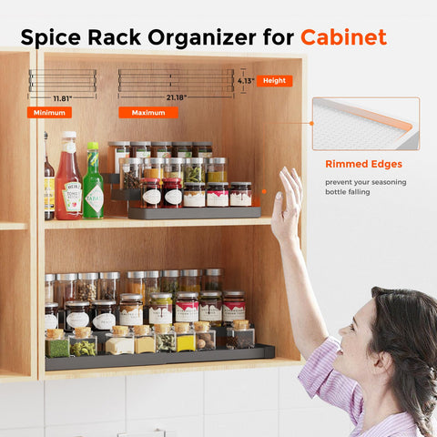 INVOCOO extension up to 21 inches for versatile kitchen fit.