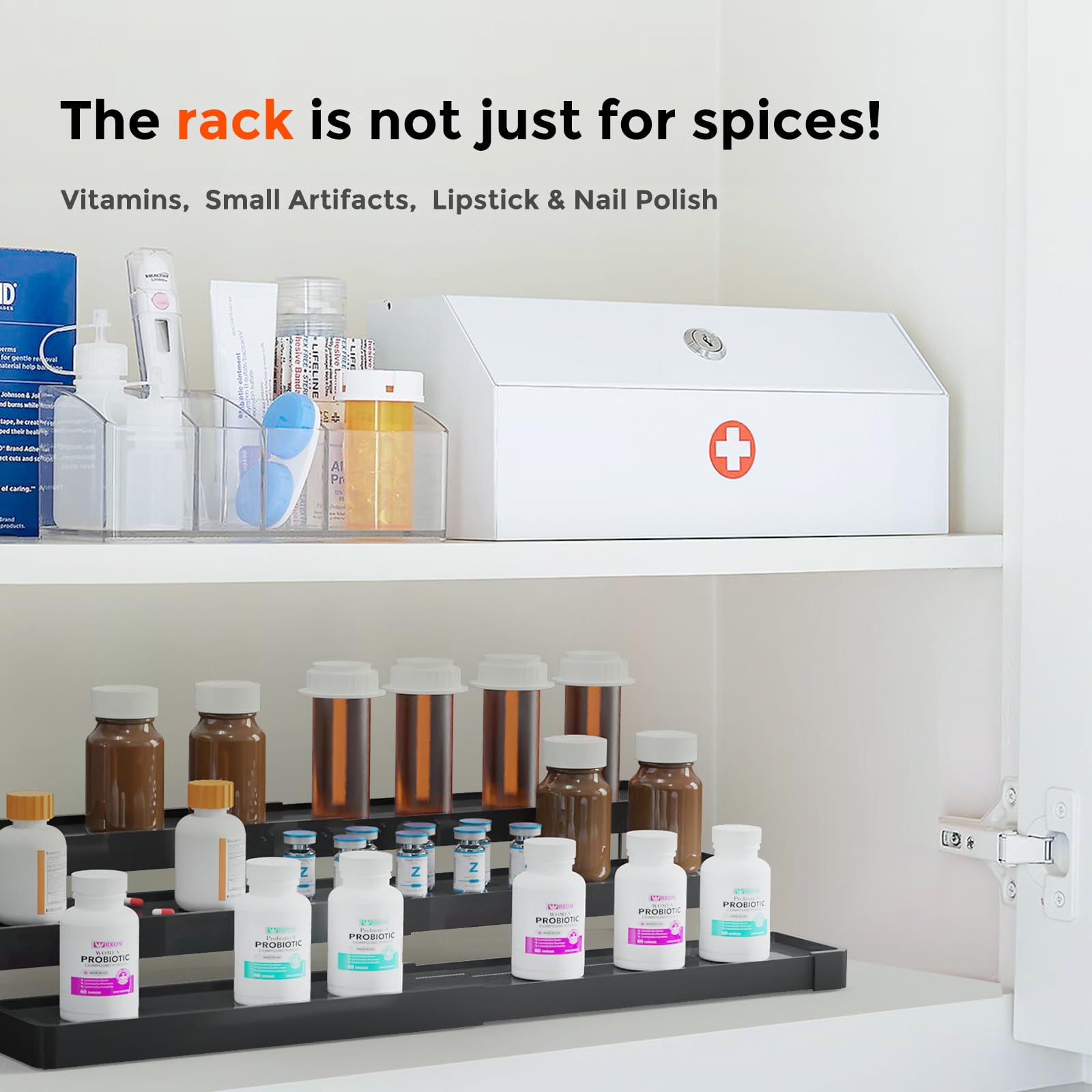 INVOCOO tabletop setup serves as a compact organizer shelf.