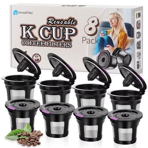 InwodiTeki 8-pack packaging image shows convenient storage for reusable K cups.