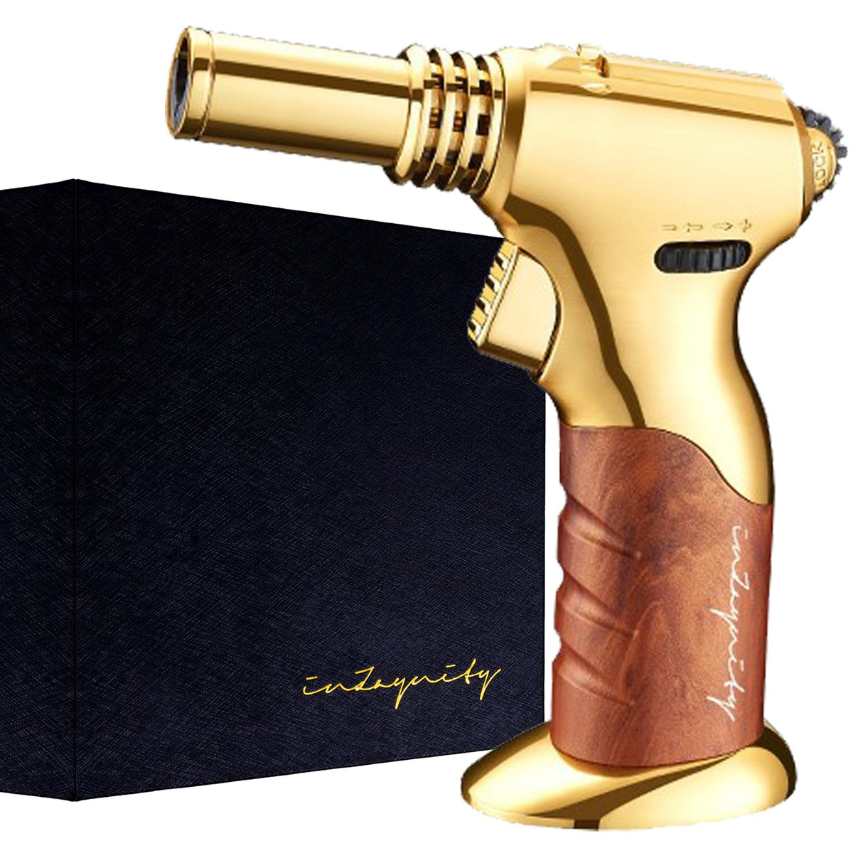 inZaynity dual flame torch gun for versatile cooking and craft projects.