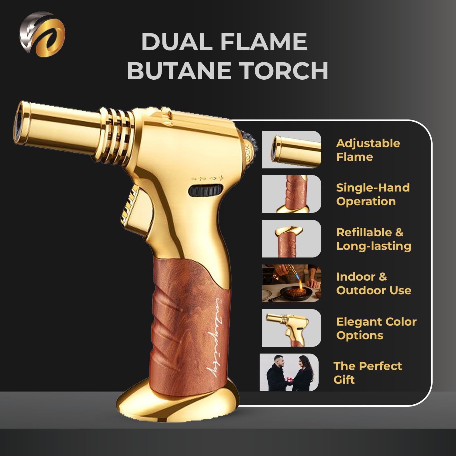inZaynity resin art torch suitable for precise flames during craft work.