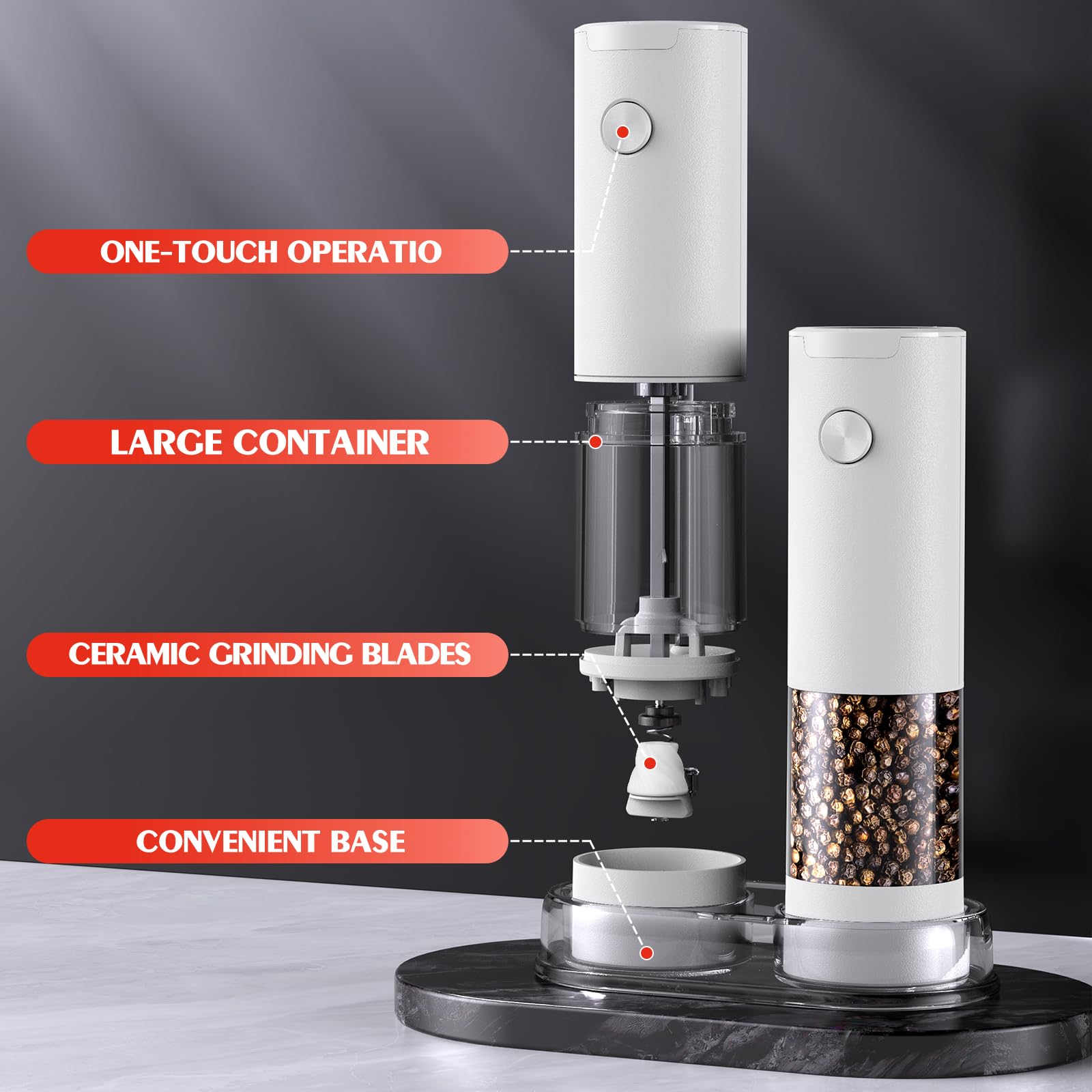 ioion battery-powered kitchen gadget for effortless grinding
